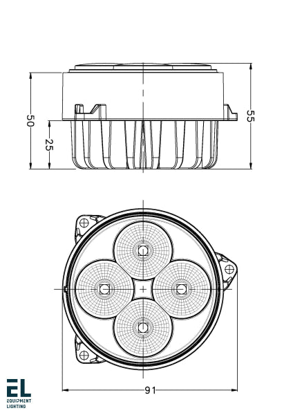 40W Led Work Light Flood Beam El4234