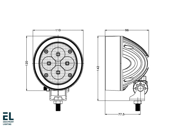 40W Led Work Light Flood Beam El42417