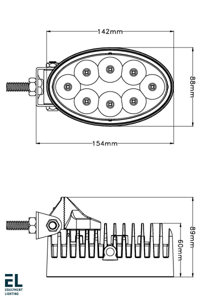 40W Led Work Light Spot Beam El41225