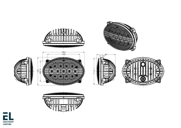 65W Led Head Light Hi-Low Beam El44769